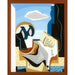Riproduzione del dipinto Composition con l'uccello - Louis Marcoussis