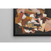Riproduzione del dipinto Composition au papier journal - Georges Valmier