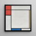 Riproduzione del dipinto Composition avec rouge, jaune et bleu - Piet Mondrian