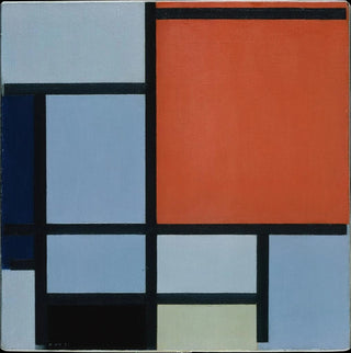 Composition avec rouge, jaune et bleu - Piet Mondrian
