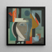 Composition avec une Tête - Ragnhild Kaarb — quadro incorniciato alla parete