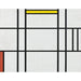 Riproduzione del dipinto Composition in bianco, rosso e giallo - Piet Mondrian