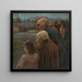 Composition figurativa - Teodor Zemplnyi — quadro incorniciato alla parete