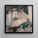 Contessa d'Yanville e i suoi quattro figli - James Tissot — quadro incorniciato alla parete