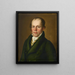 Ritratto di Nicolas Faller 1789-1865 - Conrad Neukam — quadro incorniciato alla parete