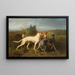 Cani con la loro preda - Conradijn Cunaeus — quadro incorniciato alla parete