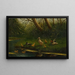 Anatre vicino allo stagno - Constant David Ludovic Artz — quadro incorniciato alla parete