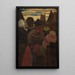 sul molo - Constant Permeke — quadro incorniciato alla parete