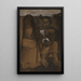 Buveurs de café - Constant Permeke — quadro incorniciato alla parete