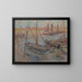 Havendok a Gand-Terneuzen - Constant Permeke — quadro incorniciato alla parete