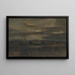 Paesaggio autunnale con sgranatori di patate - Constant Permeke — quadro incorniciato alla parete