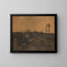 Paesaggio con un'erba di mucca - Constant Permeke — quadro incorniciato alla parete