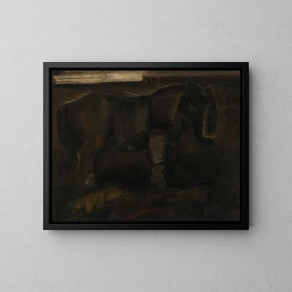 Antico cavallo da tiro - Constant Permeke — quadro incorniciato alla parete