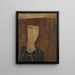 Ritratto di Beatty - Constant Permeke — quadro incorniciato alla parete