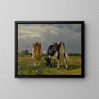 Constant Troyon - Cows In A Pasture.webp