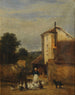 La gardeuse d'oies - Constant Troyon — vista dell’opera