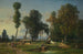 Vista a La Ferté-Saint-Aubin vicino a Orléans - Constant Troyon — vista dell’opera