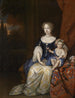 Giovane donna con bambino - Constantijn Netscher — vista dell’opera