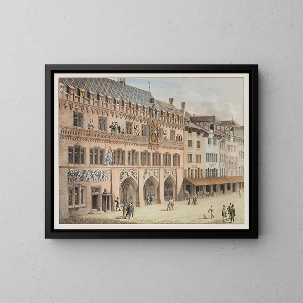 La Maison de ville de Bâle - Constantin Guise — quadro incorniciato alla parete