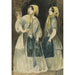 Due donne con foulard giallo - Constantin Guys — vista dell’opera