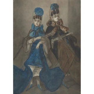 Constantin Guys - Two Women with Fans.webp