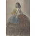 Donna in abito con volant e grande fiocco - Constantin Guys — vista dell’opera