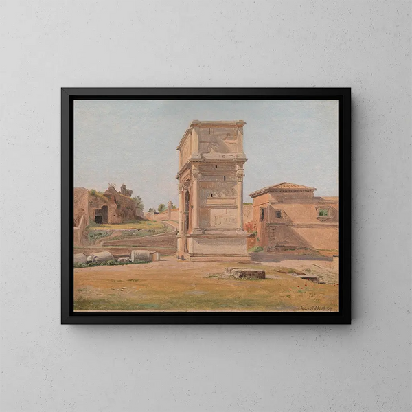 L'arc de Titus à Rome - Constantin Hansen — quadro incorniciato alla parete