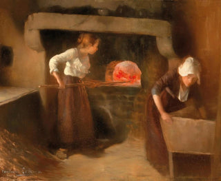 Constantin Le Roux - Women Baking Bread in Bretagne.webp