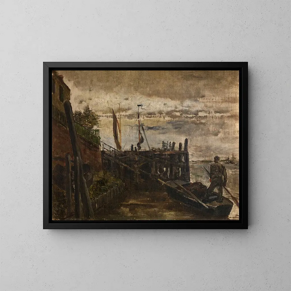 Rupelmonde - Constantin Meunier — quadro incorniciato alla parete