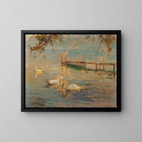 Paesaggio - Constantin Westchiloff — quadro incorniciato alla parete