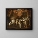 Cani da caccia - Scuola Continentale — quadro incorniciato alla parete