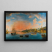 Vista sul Bosforo - Scuola Continentale — quadro incorniciato alla parete