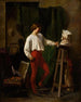 Giovane scultore nel suo atelier - Scuola Continentale — vista dell’opera