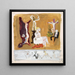 Contrasti II Danza - Walter Kurt Wiemken — quadro incorniciato alla parete
