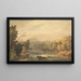 Vista sul Brathay vicino ad Ambleside - Copley Fielding — quadro incorniciato alla parete
