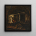 Capro su un mucchio di letame - Constant Permeke — quadro incorniciato alla parete
