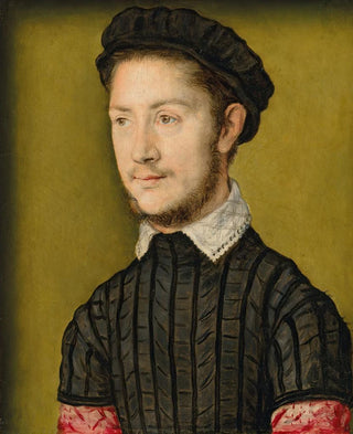 Corneille de Lyon - Portrait Of A Young Man Probably An Officer Royal.webp