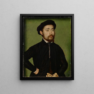 Corneille de Lyon - Portrait of a Man with a Glove.webp