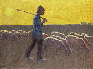 Cornelis Albert van Assendelft - Shepherd with Sheep.webp