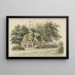 Ferme entre les arbres - Cornelis Bernardus Buijs — quadro incorniciato alla parete