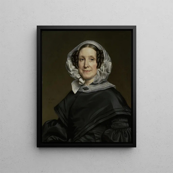 Aryna van der Pot 1786-1850 moglie di N. J.. A. C. Hoffmann - Cornelis Cels — quadro incorniciato alla parete