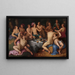 Festin del figlio prodigo Luc 15:11-13 - Cornelis Cornelisz van Haarlem — quadro incorniciato alla parete