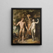 La caduta dell'uomo - Cornelis Cornelisz van Haarlem — quadro incorniciato alla parete