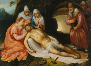 La Lamentation - Cornelis Cornelisz van Haarlem — vista dell’opera