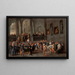 Visitare i malati - Cornelis de Wael — quadro incorniciato alla parete