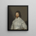 Ritratto di un gentiluomo tradizionalmente identificato come John Digby, primo conte di Bristol - Cornelis Jonson van Ceulen — quadro incorniciato alla parete