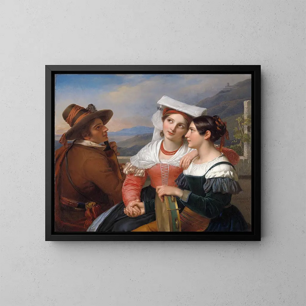 D'un même cœur - Cornelis Kruseman — quadro incorniciato alla parete