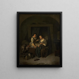 Cornelis Pietersz Bega - Two Maids Drinking and Smoking.webp
