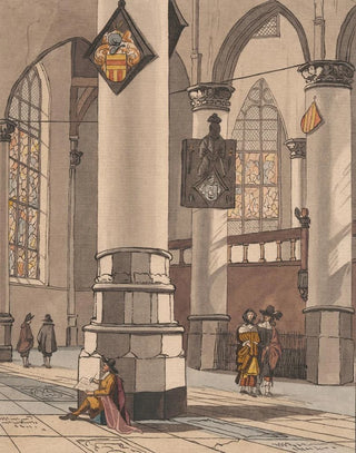 Cornelis Ploos van Amstel - Church Interior after Pieter Saenredam.webp