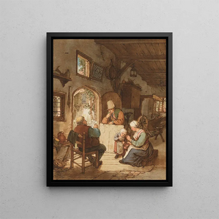 Cornelis Ploos van Amstel - Der Zeitungsleser.webp